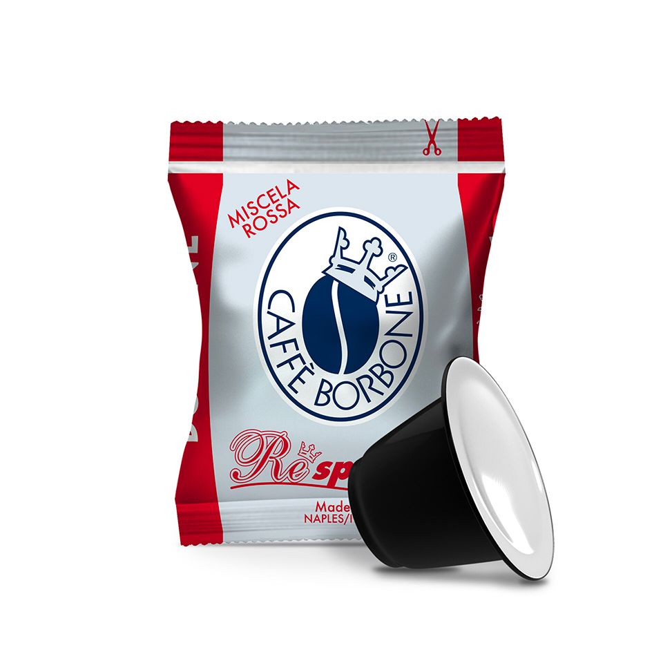 Bild von 100 Kaffee Borbone REspresso Mischung ROSSA (Kapseln kompatibel mit Nespresso) Nespresso)