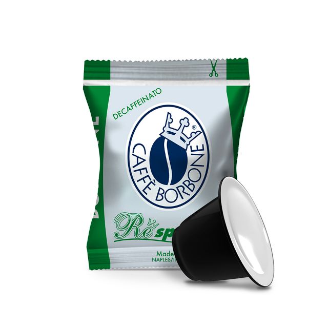 Zeige Details für 100 Kapseln REspresso Kaffee Borbone ENTKOFFEINIERT Mischung Verde kompatibel mit Nespresso Bild von 100 Kapseln REspresso Kaffee Borbone ENTKOFFEINIERT Mischung Verde kompatibel mit Nespresso