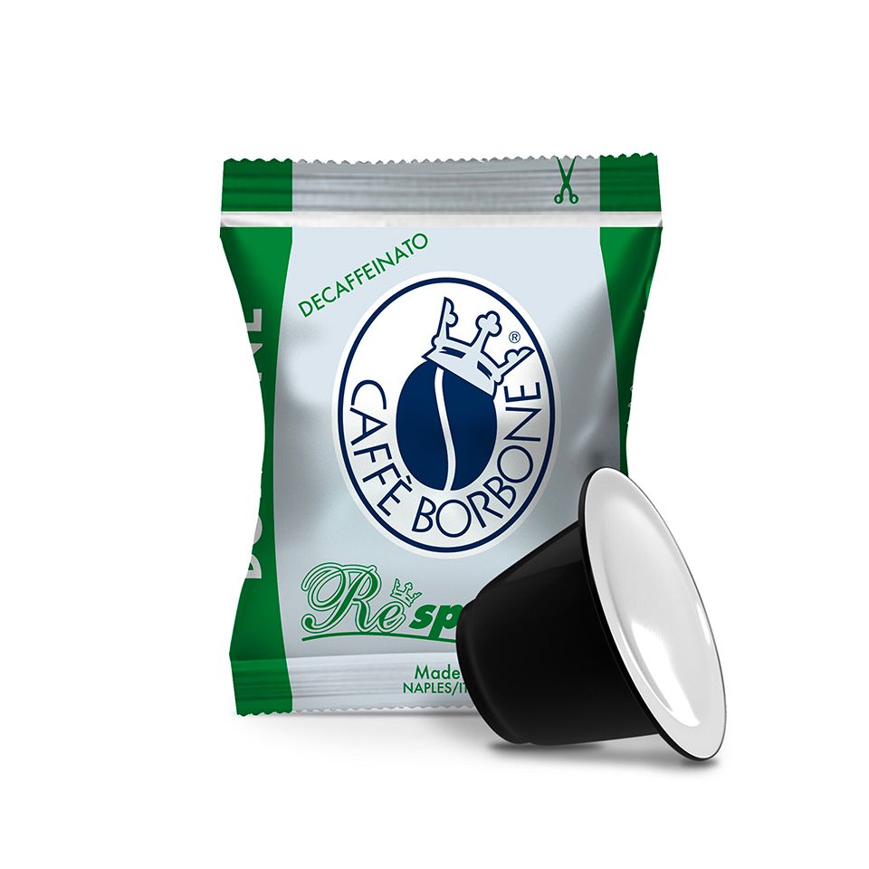 Bild von 100 Kapseln REspresso Kaffee Borbone ENTKOFFEINIERT Mischung Verde kompatibel mit Nespresso