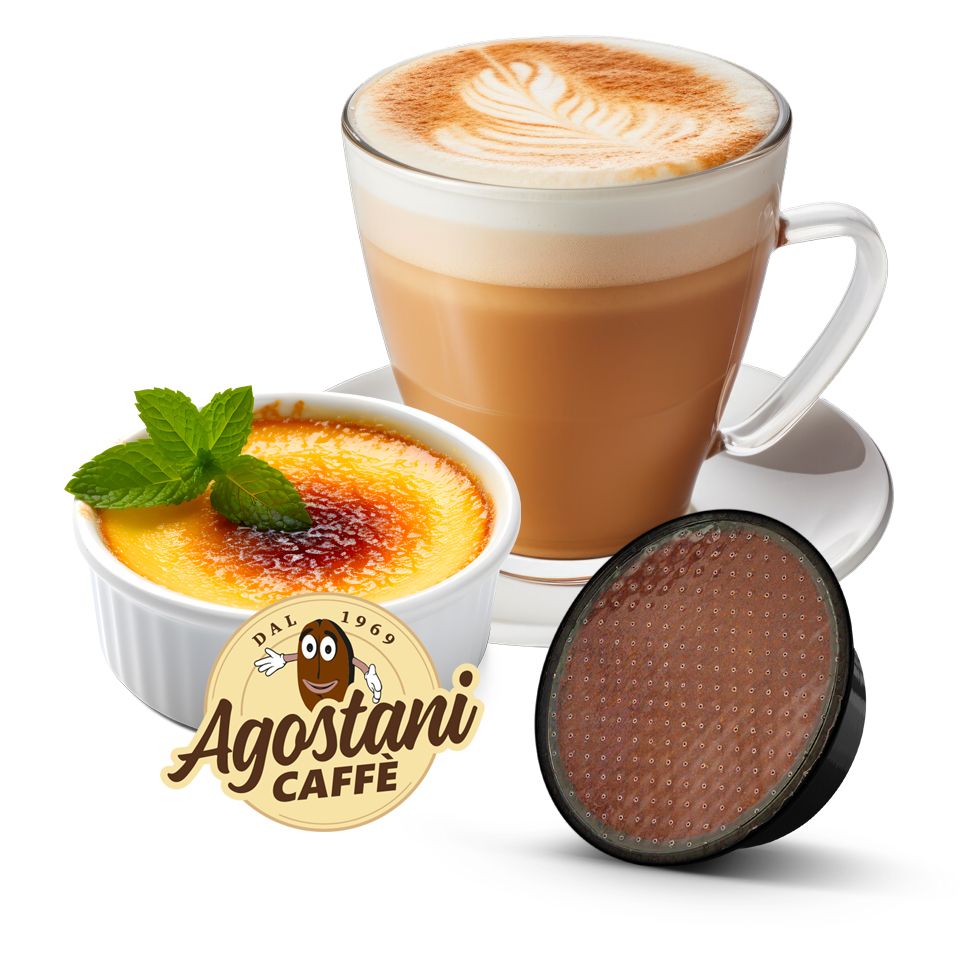 Bild von 16 capsule Agostani Small Creme Brulee compatibili Lavazza a Modo Mio Bild von 16 capsule Agostani Small Creme Brulee compatibili Lavazza a Modo Mio