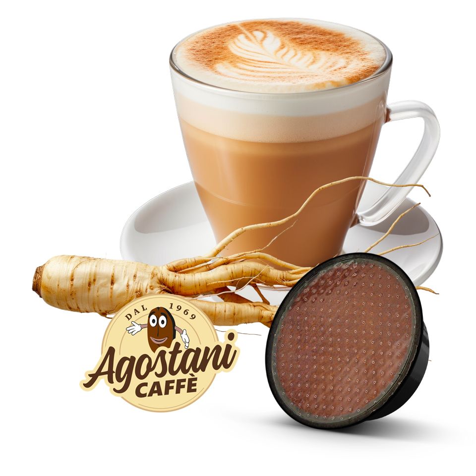 Bild von 16 capsule Agostani Small Ginseng Amaro compatibili Lavazza a Modo Mio