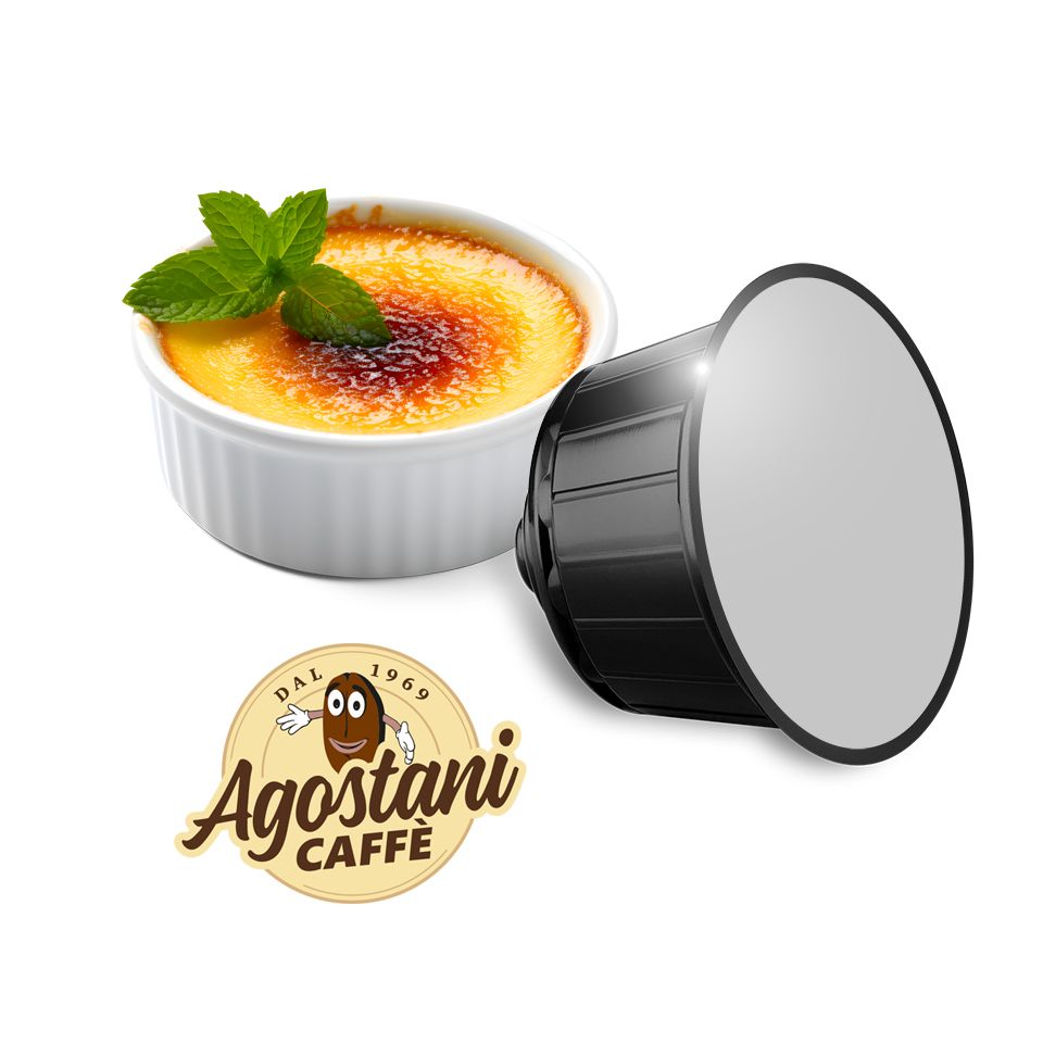 Bild von 16 Capsule Agostani Big Creme Brulee compatibili Nescafé Dolce Gusto