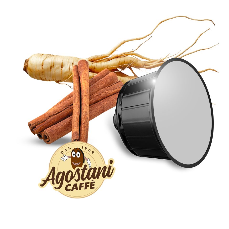Bild von 16 Capsule Agostani Big Ginseng e Cannella compatibili Nescafé Dolce Gusto