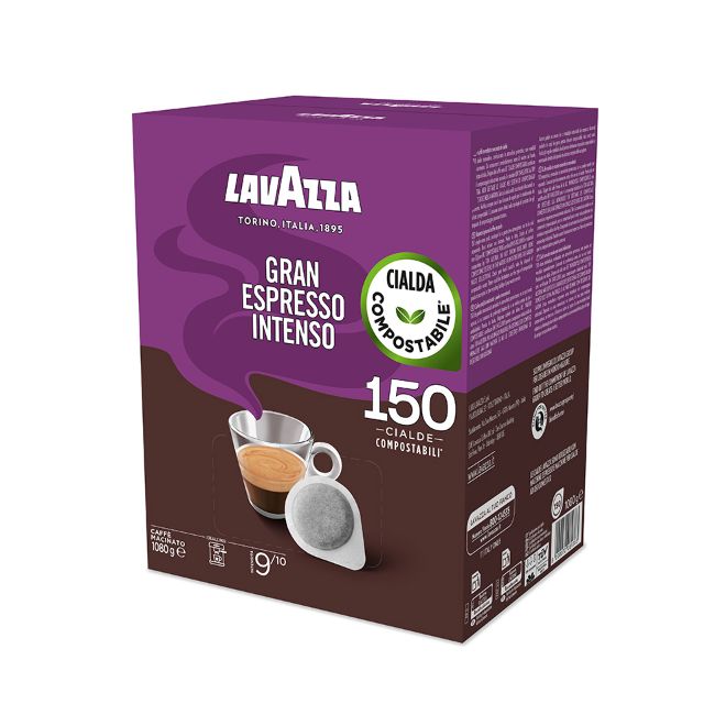 Zeige Details für 150 Kaffeepads 44mm ESE Lavazza Gran Espresso Intenso Bild von 150 Kaffeepads 44mm ESE Lavazza Gran Espresso Intenso