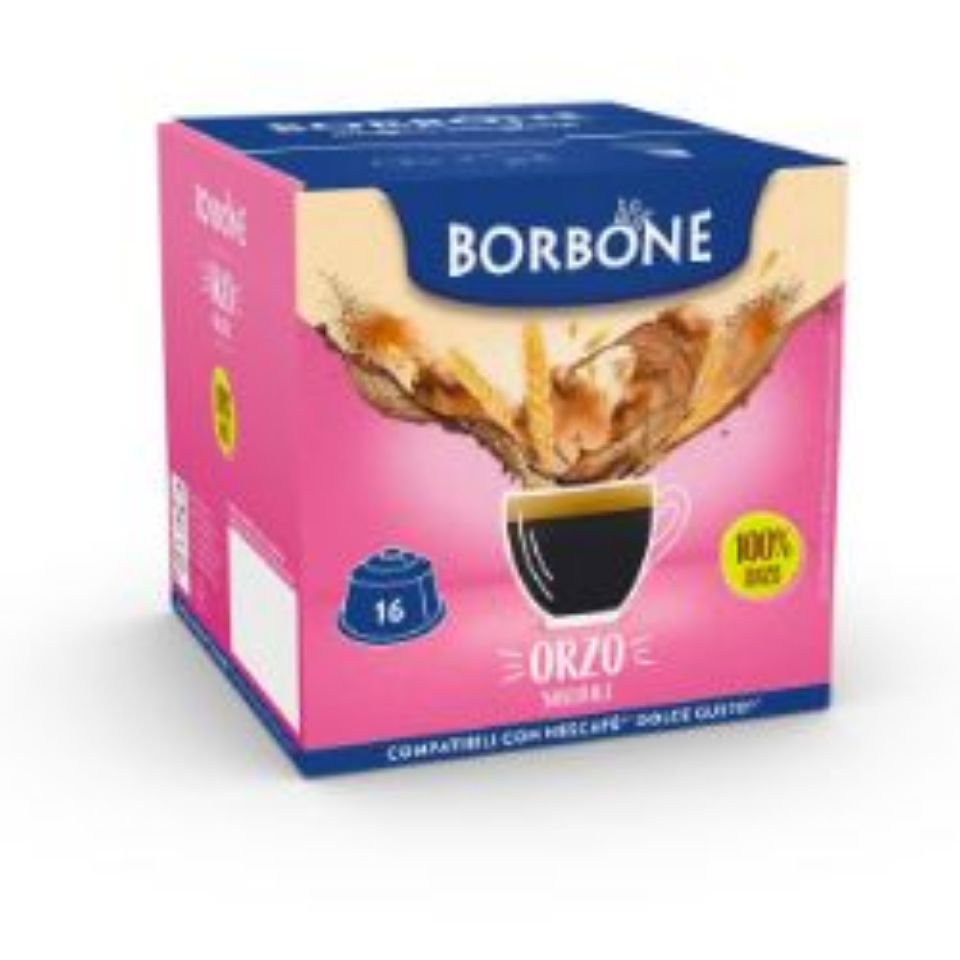 Bild von 16 Borbone-Kapseln, kompatibel mit Nescafè Dolce Gusto Gerstenmaschinen
