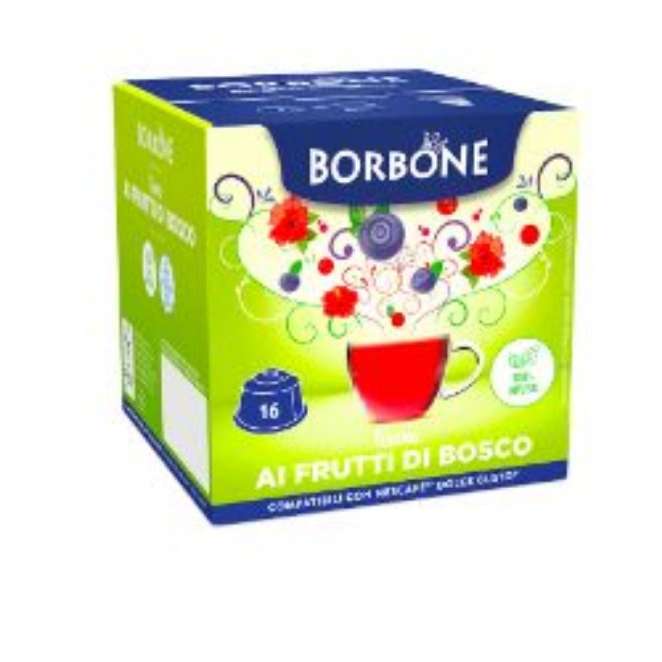 Bild von 16 Borbone-Kapseln, kompatibel mit Nescafè Dolce Gusto-Maschinen, WILD BERRY INFUSION