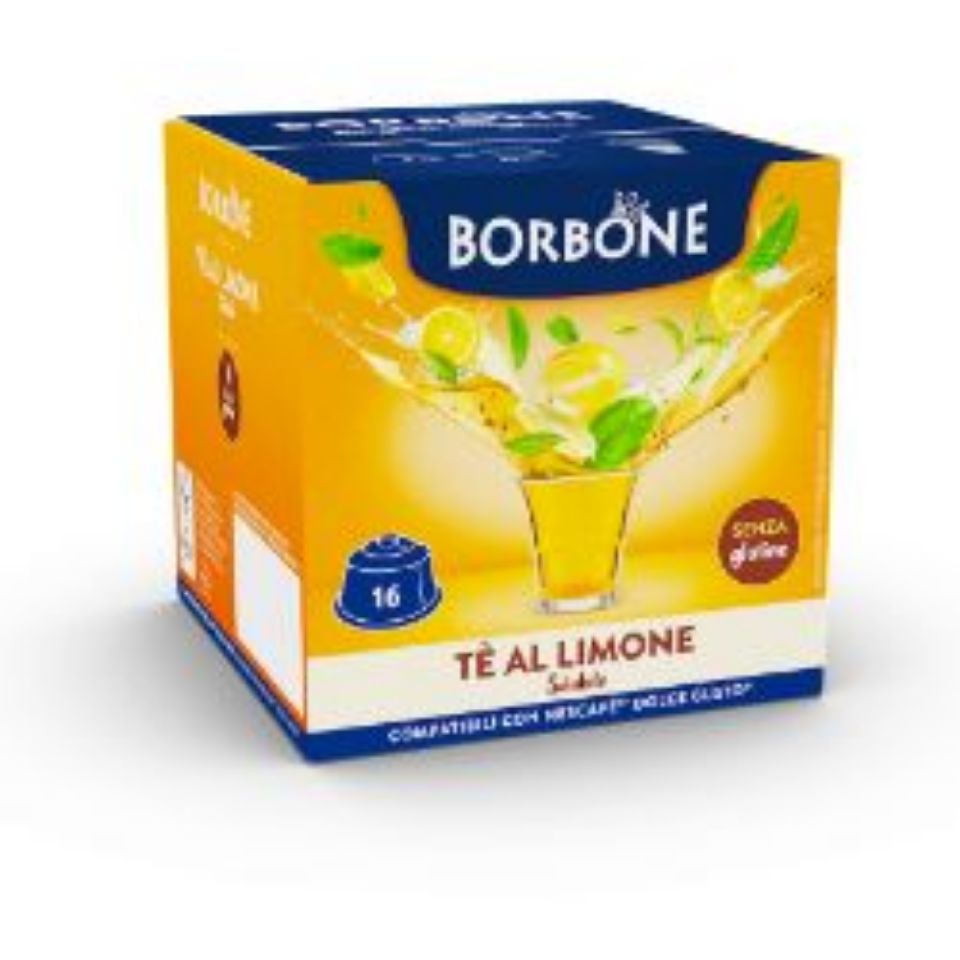 Bild von 16 Borbone-Kapseln, kompatibel mit Nescafè Dolce Gusto-Maschinen, Zitronentee