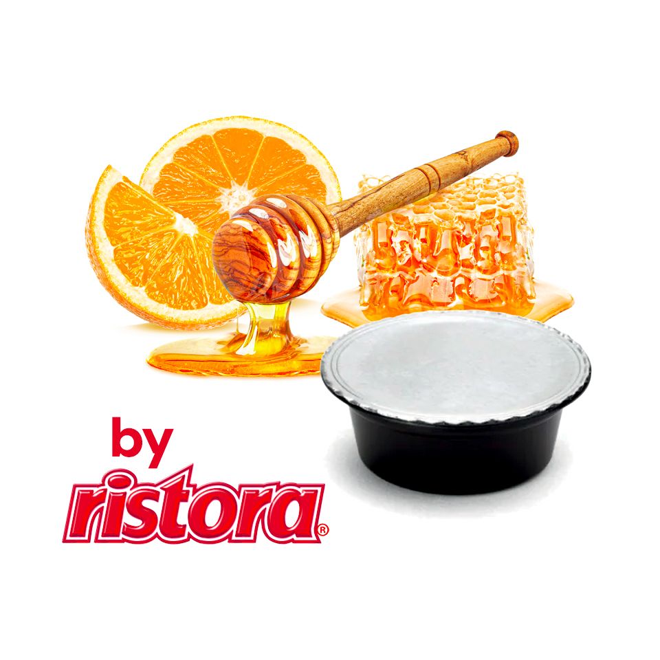 Bild von 16 Kapseln Kamillentee, Honig und Orange Agostani SMALL kompatibel Lavazza a Modo Mio