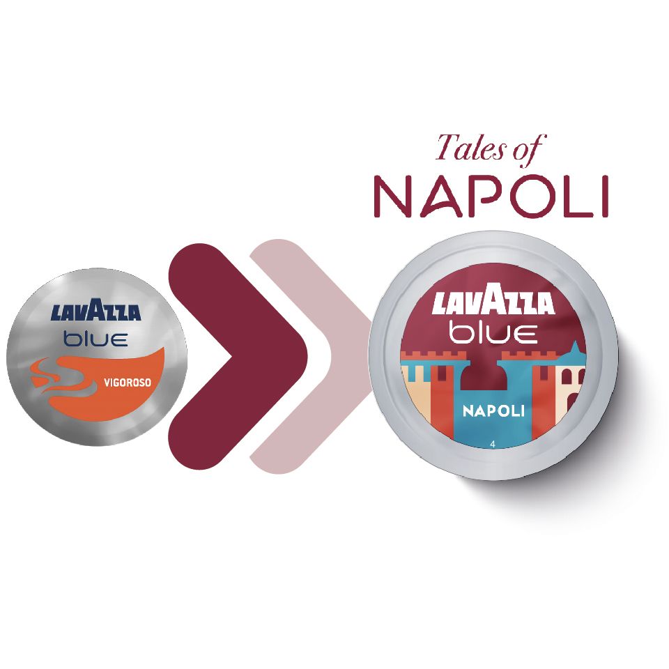 Bild von kaffee Lavazza BLUE VIGOROSO 100 Kapseln 9,5 Gr.