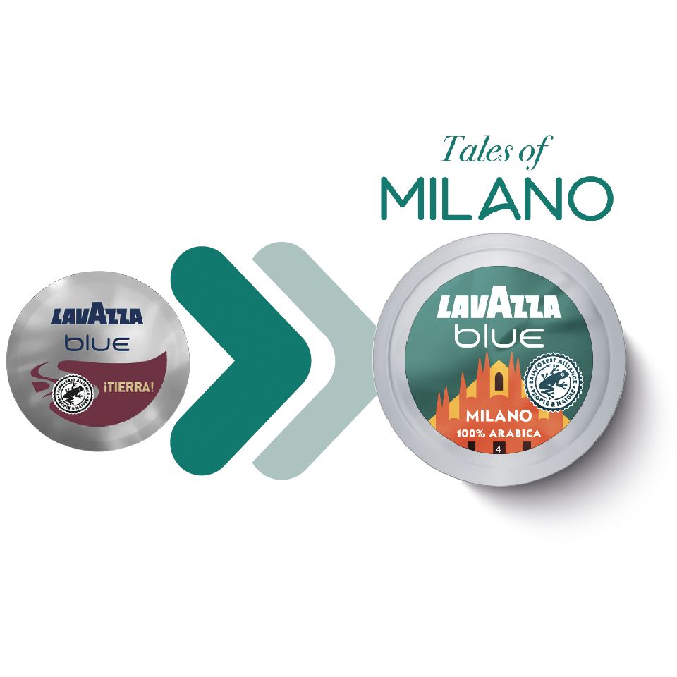 Bild von Kaffee Lavazza BLUE TIERRA 100 Kapseln 100% Arabica