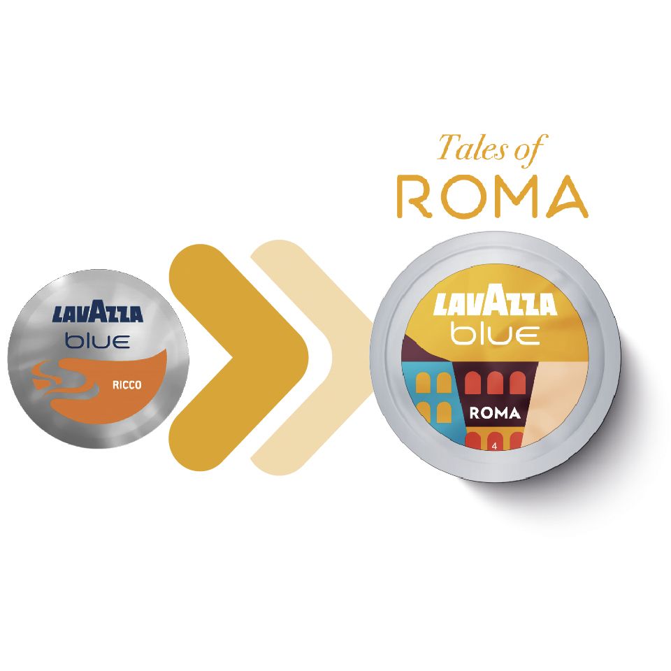 Bild von 100 Kapseln Lavazza Blue Ricco 