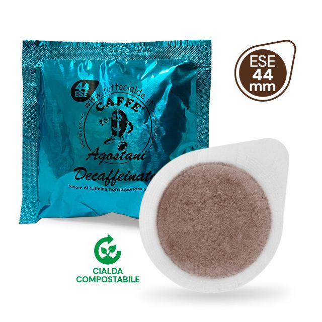 Bild von 50 Kaffeepads ESE 44mm Agostani DEK / ENTKOFFEINIERT kompatibel MOKONA