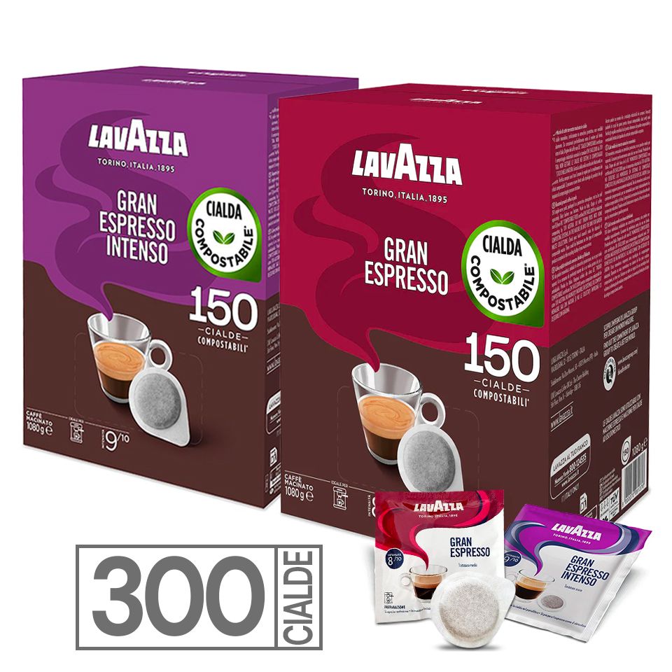 Bild von ANGEBOT: 300 Kaffeepads 44mm ESE Lavazza MIX Gran Espresso mit kostenlosem Versand