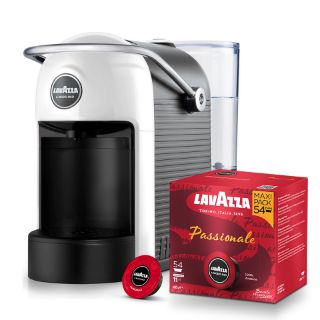 Bild von Angebot: JOLIE Bianca Kaffeemaschine + 216 Lavazza Caps A Modo Mio Passionale mit kostenlosem Versand