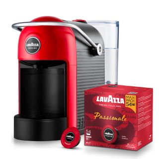 Bild von Angebot: Kaffeemaschine JOLIE Red + 216 Kapseln Lavazza A Modo Mio Passionale mit kostenlosem Versand