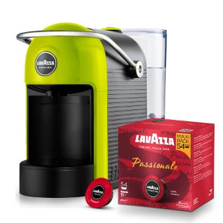 Bild von Angebot: JOLIE Limetten-Kaffeemaschine + 216 Kapseln Lavazza A Modo Mio Passionale mit kostenlosem Versand