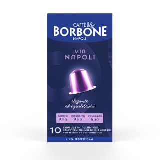 Bild von 100 Aluminiumkapseln Caffè Borbone Mischung MIA NAPOLI kompatibel mit Nespresso