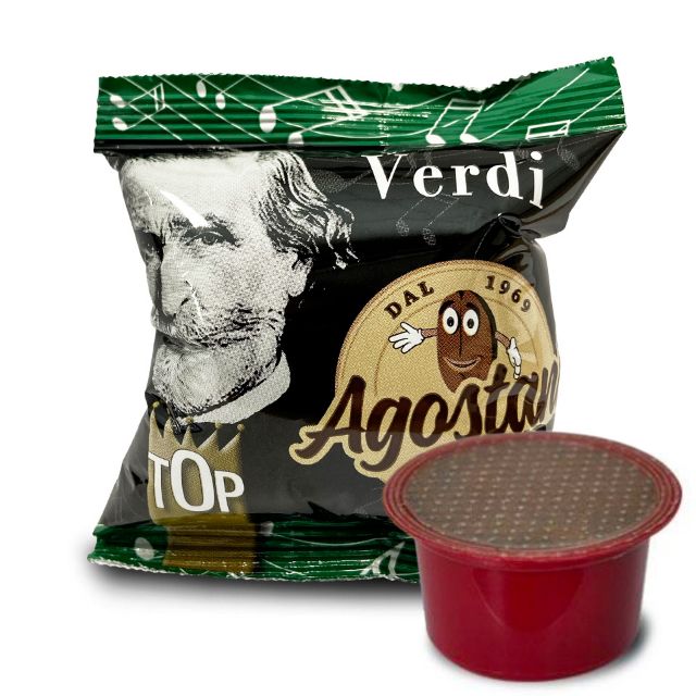 Bild von 50 Kaffeekpaseln Agostani Verdi kompatibel Kaffeemaschinen Lavazza BLUE und Lavazza In Black