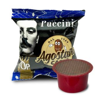 Bild von 50 Kaffeekapseln Agostani Puccini kompatibel Kaffeemaschinen Lavazza BLUE und Lavazza In Black