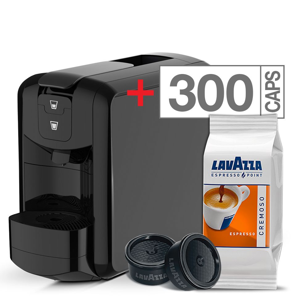 Bild von Angebot: Lavazza EP Mini Kaffeemaschine + 300 Kapseln Cremoso Lavazza Espresso Point