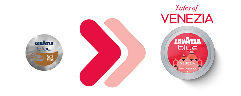 Lavazza hat die Crema Lungo-Mischung durch die Tales Of Venezia-Kapsel ersetzt.