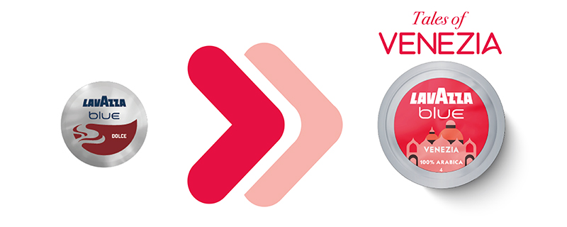 Lavazza hat die Crema Lungo-Mischung durch die Tales Of Venezia-Kapsel ersetzt.