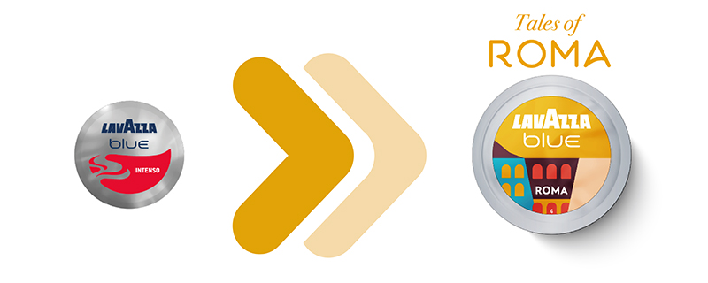 Lavazza hat die Espresso Intenso-Mischung durch die Tales Of Roma-Kapsel ersetzt.