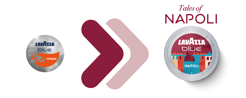 Lavazza hat die Vigoroso-Mischung durch die Tales Of Napoli-Kapsel ersetzt.