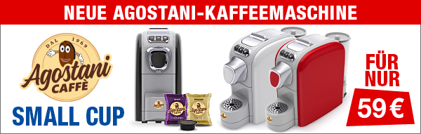 Neue Agostani-Kaffeemaschine Small Cup