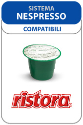 Visualizza i prodotti della categoria Cialde e Capsule compatibili Nespresso: Ristora