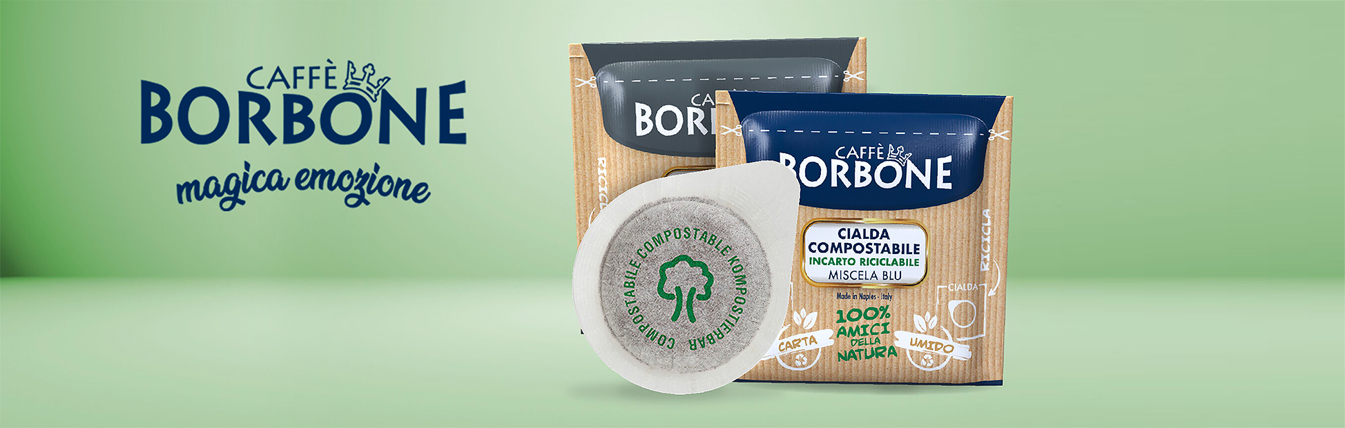 Kaffeepads caff&egrave; Borbone 44mm ESE