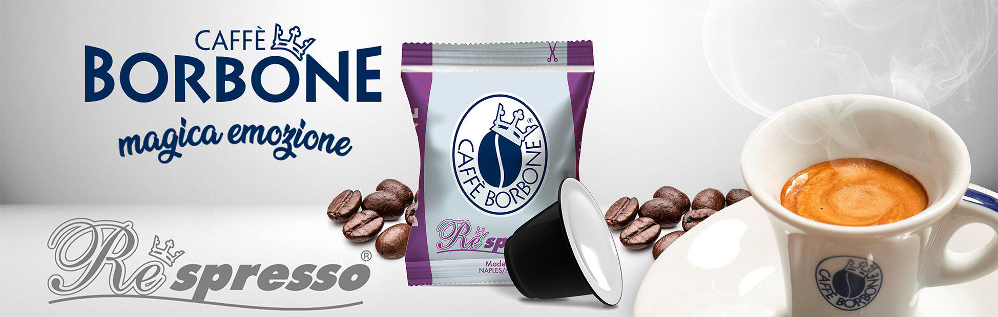 Kaffeekapseln Respresso caff&egrave; Borbone kompatibel mit Nespresso Kaffeemaschinen