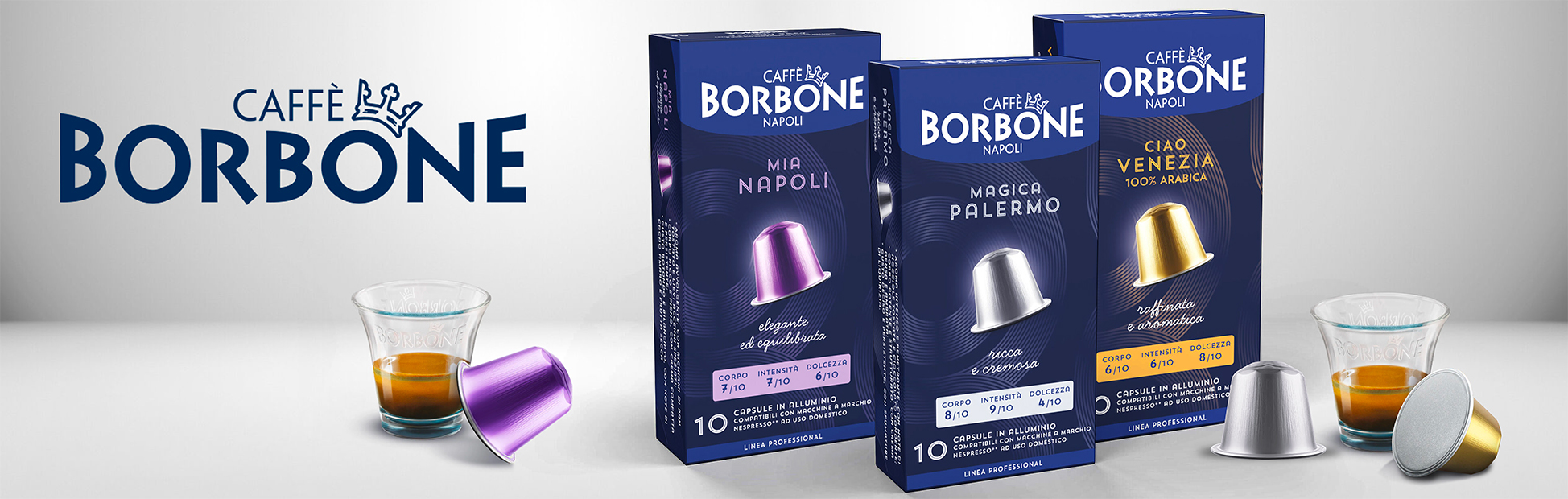 Aluminiumkapseln Caffè Borbone kompatibel mit Nespresso Aluminiumkapseln Caffè Borbone kompatibel mit Nespresso
