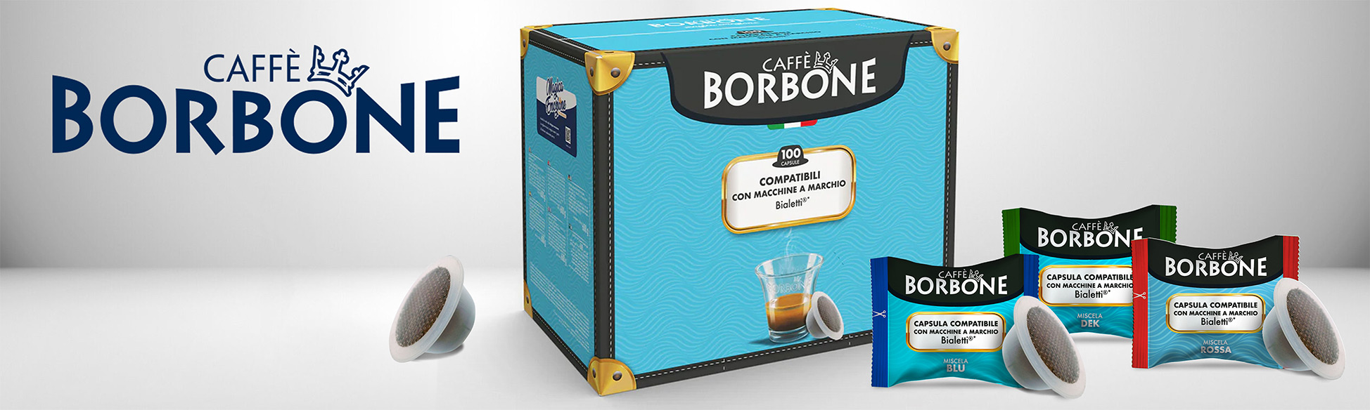 Caffè Borbone kompatiblen Bialetti-Kapseln Caffè Borbone kompatiblen Bialetti-Kapseln
