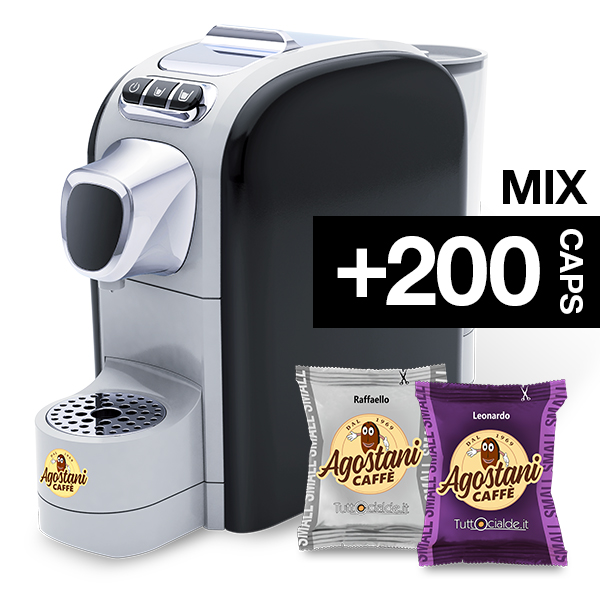 Macchina caffè Agostani Small-Cup Nera Kaffeemaschine