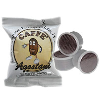 100 Kapseln Agostani Mischung Decaffeinato/Entkoffeiniert kompatibel Lavazza Point