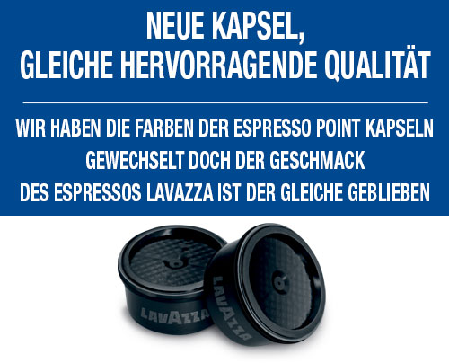 neue kapsel schwarz lavazza espresso point